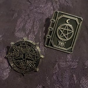 Black Magic Enamel Pin Set